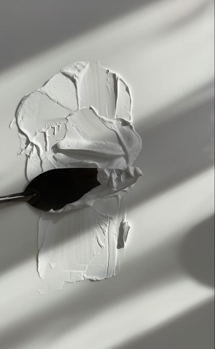 Paint pouring closeup