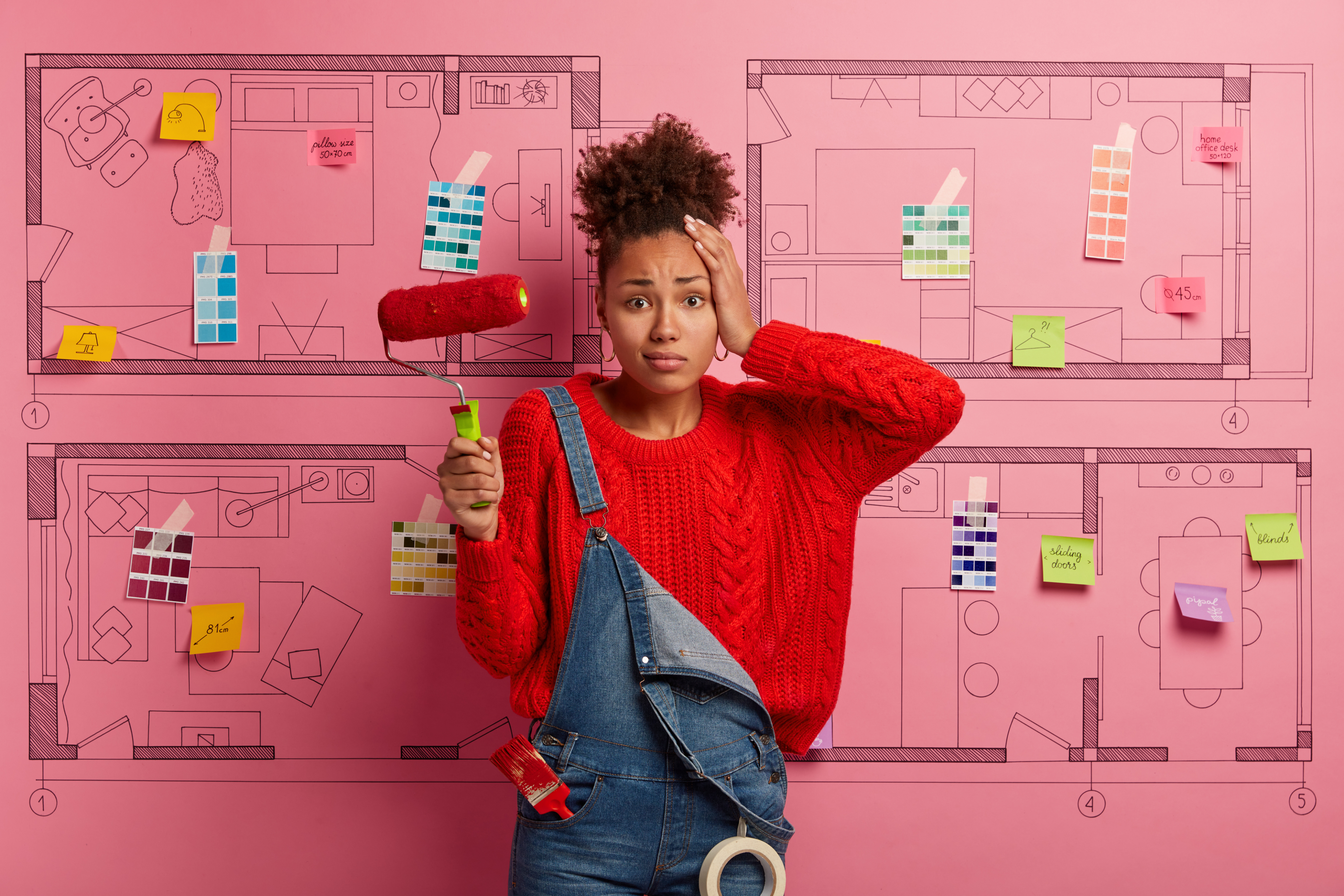 Overwhelmed homeowner